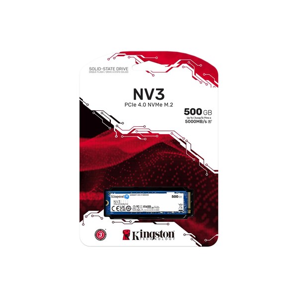  KINGSTON 500GB NV3 SNV3S/500G 5000-3000MB/s M2 NVME GEN4 DİSK