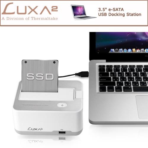 LUXA2 S2 MacX 3.5 e-SATA USB Docking Station