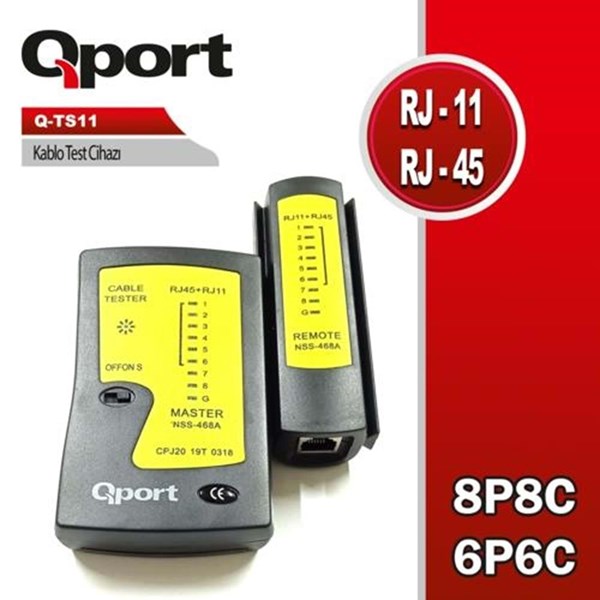 QPORT Q-TS11 Kablo Test Cihazı