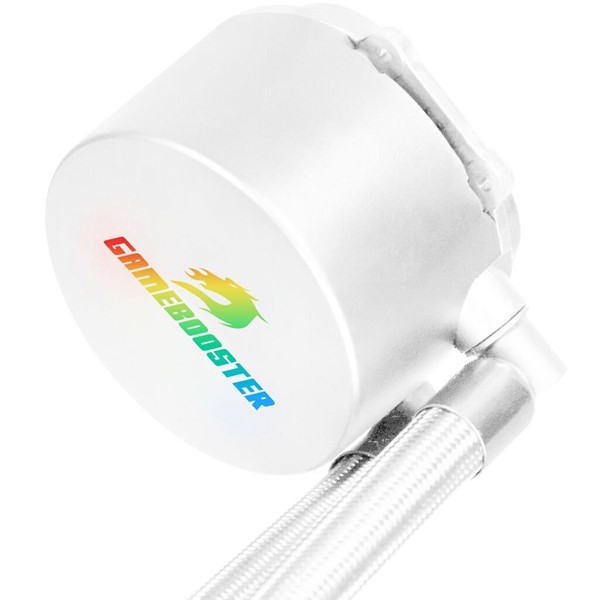 GAMEBOOSTER 240mm TITAN GB-LCS-SC240-W Rainbow Sıvı Soğutmalı AM5-1700p İşlemci Fanı	 Beyaz
