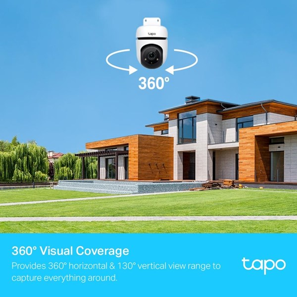 TP-LINK Tapo C500 Dış Mekan Yatay/Dikey Wi-Fi Güvenlik Kamerası