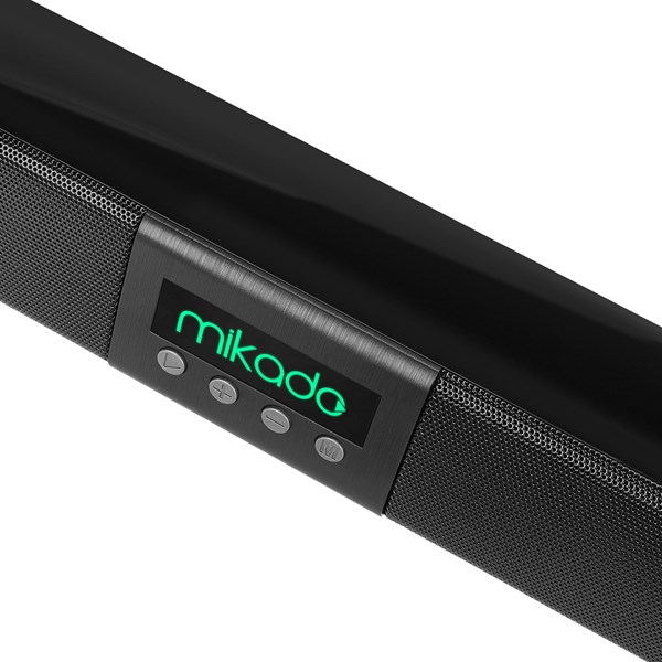 Mikado MD-SB102 Siyah 2X10W 12V/1.5A BTUSBAUXTF Kartlı Ev Sinema Soundbar Speaker