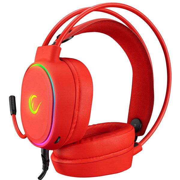 Rampage ROGUE Kırmızı USB RGB Ledli Gaming Oyuncu Mikrofonlu Kulaklık