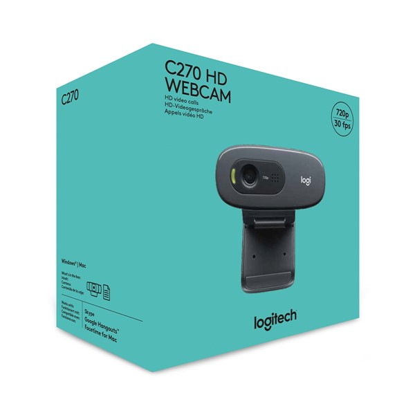 Logıtech C270 Hd Webcam-Siyah 960-001063