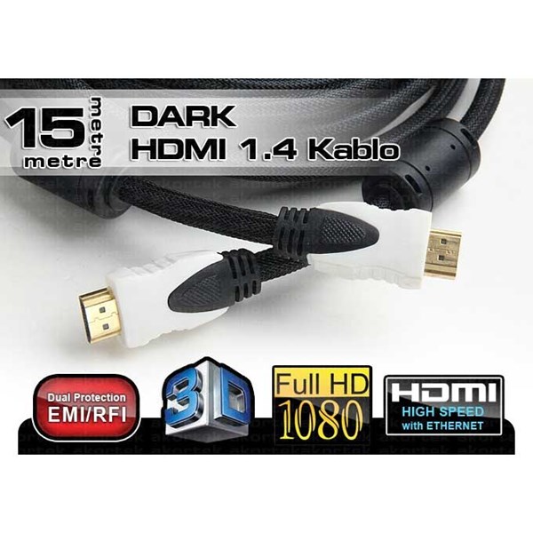 DARK DK-HD-CV14L1500 15metre HDMI Görüntü Kablosu 4K