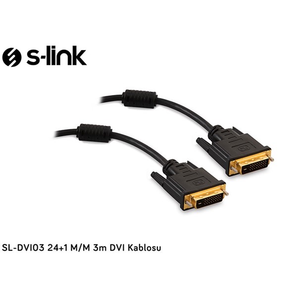 S-link SL-DVI03 241 M/M 3m DVI Kablosu