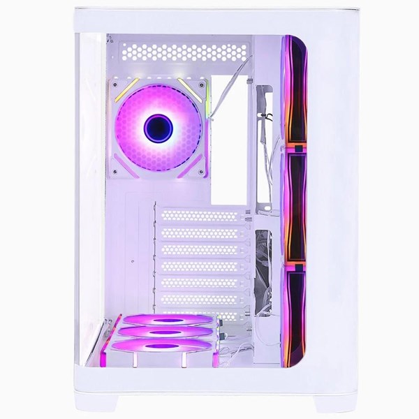 GAMEBOOSTER GB-G2851BW SEA WIEW 7-RGB FANLI GAMING MID-TOWER PC KASASI BEYAZ