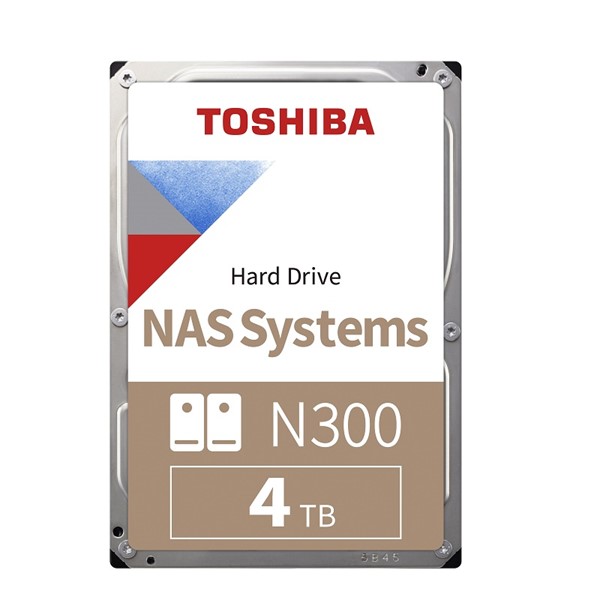 TOSHIBA 3.5 4TB N300 HDWQ140UZSVA 7200 RPM 128MB SATA-3 NAS Diski