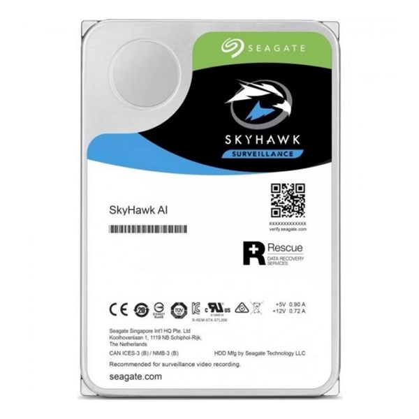 SEAGATE 12TB SKYHAWK ST12000VE0001 256MB 7200RPM SATA-3 GÜVENLİK DİSKİ