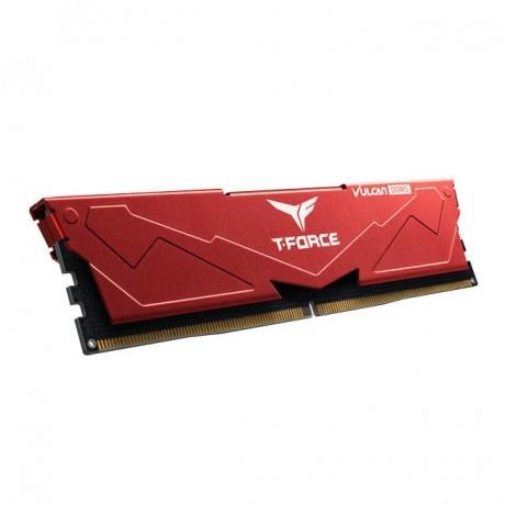 TEAM 16GB DDR5 6000MHZ CL38 PC RAM T-FORCE VULCAN FLRD516G6000HC38A01 KIRMIZI