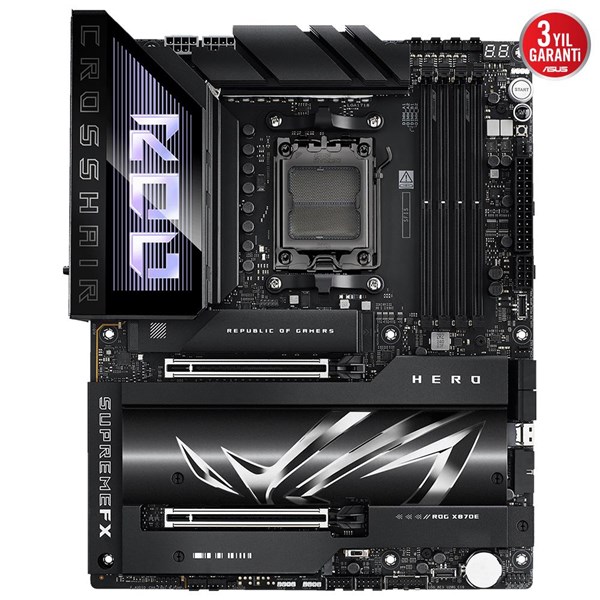 ASUS ROG CROSSHAIR X870E HERO DDR5 HDMI DP PCIE 5.0 AM5 ATX