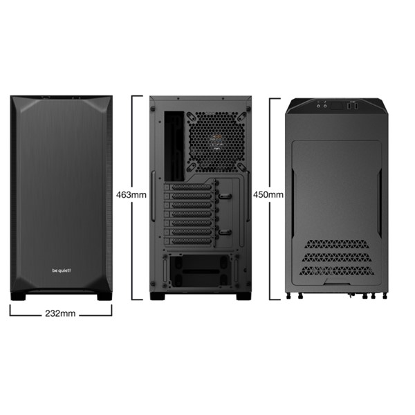 BEQUIET PURE BASE 500 BGW34 STANDART SESSIZ MID-TOWER PC KASASI