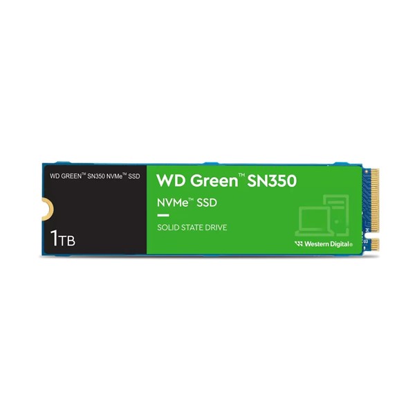 WD 1TB GREEN SN350 WDS100T3G0C 2400-1850MB/s M2 NVME GEN3 DİSK