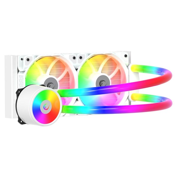 RAMPAGE 240MM ICEBLADE C6 RGB AM5-1700P SIVI SOĞUTMALI İŞLEMCİ FANI BEYAZ