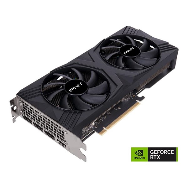 PNY 12GB RTX4070 SUPER VERTO OVERCLOCKED VCG4070S12DFXPB1-O GDDR6X HDMI-DP PCIE 4.0