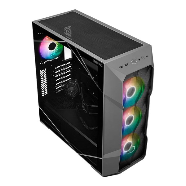 COOLERMASTER 850W 80 GOLD TD500 TD500V2-MGNN85-SL0 ATMOS 360 MAX SIVI SOĞUTUCULU GAMING MID-TOWER PC KASASI