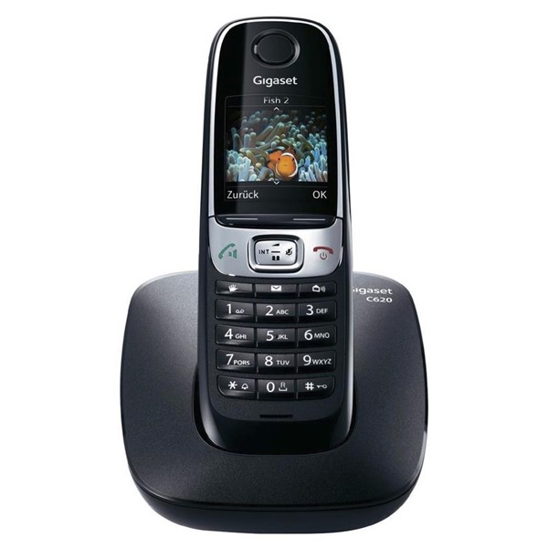 GIGASET C620 Kablosuz LCD Ekranlı Telefon Siyah