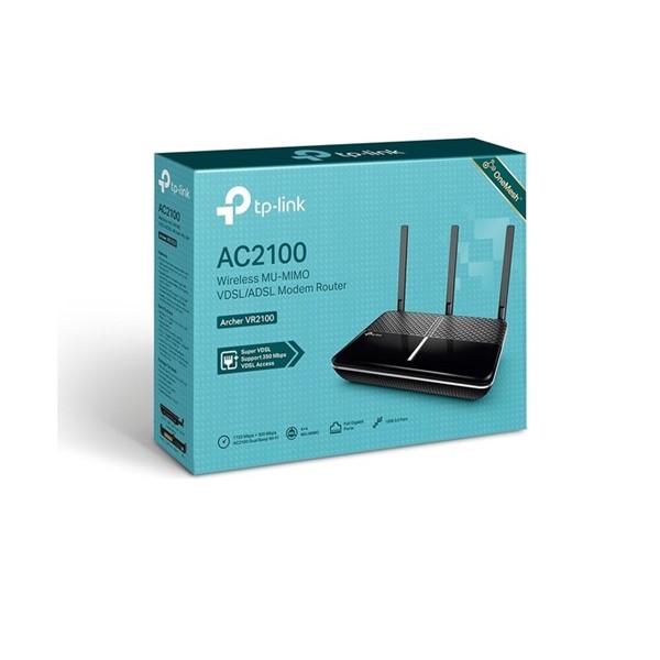 TP-LINK Archer VR2100 AC2100 Dual Band VDSL Modem Router