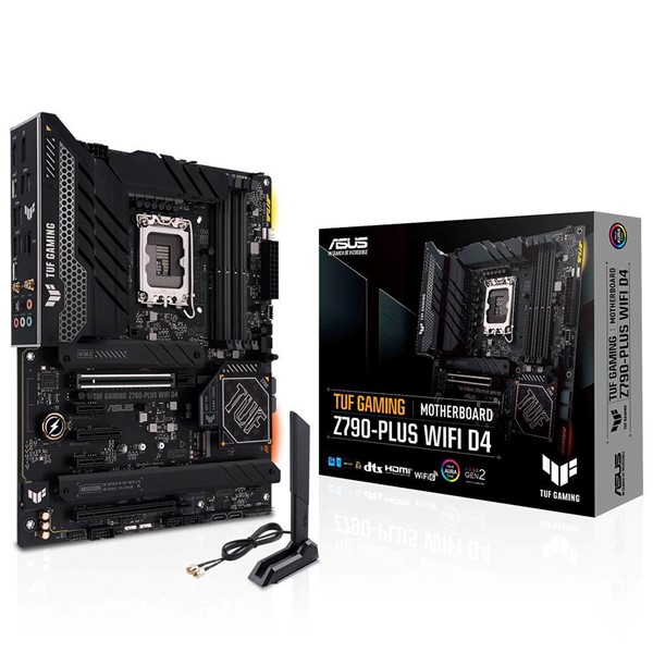 ASUS TUF Z790-PLUS GAMING WIFI D4 DDR4 HDMI DP PCIe 16X v5.0 1700p ATX