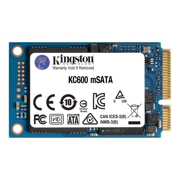 KINGSTON 512GB KC600 SKC600MS/512G 550- 520MB/s MSata Disk