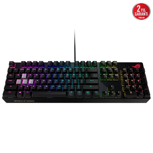 ASUS ROK STRIX SOPE NX SNOW RGB MEKANIK GAMING KLAVYE