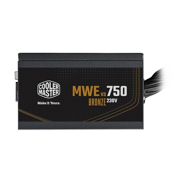 COOLERMASTER 750W 80 BRONZE MWE V3 MPE-7501-ACABW-3BEU POWER SUPPLY