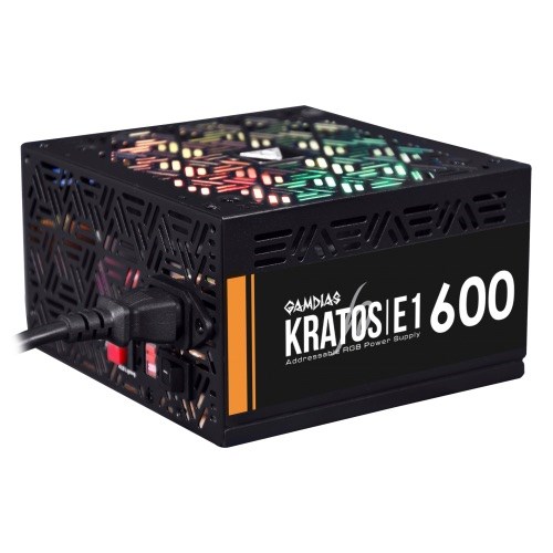 GAMDIAS 600W KRATOS E1-600 RGB POWER SUPPLY