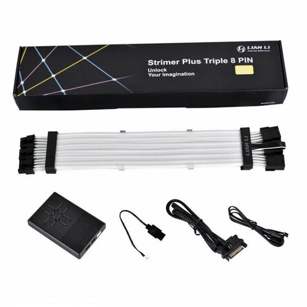 LIAN LI Strimer Plus 8pin RGB PCIe VGA Kablosu Uzaktan Kumanda