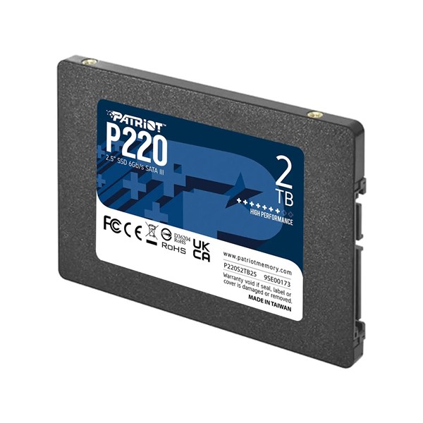 PATRIOT 2TB P220 P220S2TB25 550-500MB/s SATA-3 SSD DİSK