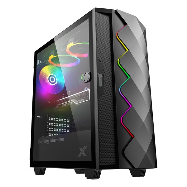 EXPER XCELLERATOR XC727 CORE i5 12400F-16GB RAM-512GB NVME-6GB GTX1660S-W11 PRO GAMING PC