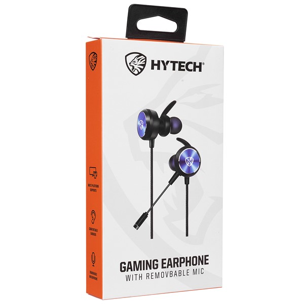 Hytech HY-GK3 3,5 Oyuncu Esnek Mikrofonlu Mavi Kulakiçi Kulaklık