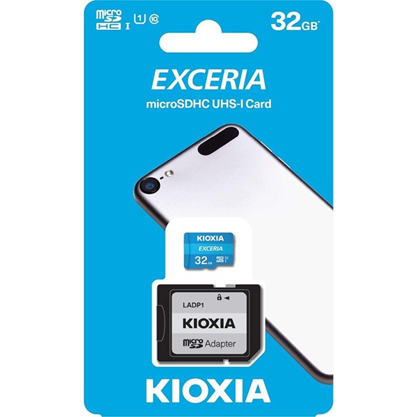 KIOXIA MicroSD 32GB EXCERIA LMEX1L032GG2 Class10 Hafıza Kartı