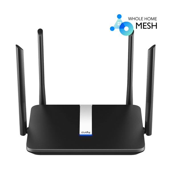CUDY X6 5x10/100/1000Mbps 5GHz-1200Mbps 2.4GHz-574Mbps 4x5dBi fixed Router