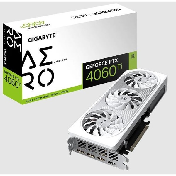 GIGABYTE 8GB RTX4060 AERO GVN4060AERO-OC-8GD GDDR6 HDMI-DP PCIE 4.0