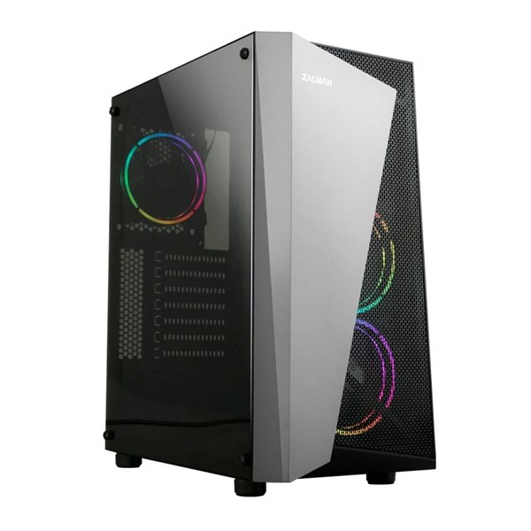 ZALMAN 600W S4 PLUSBL 3-RGB FANLI GAMING MID-TOWER PC KASASI