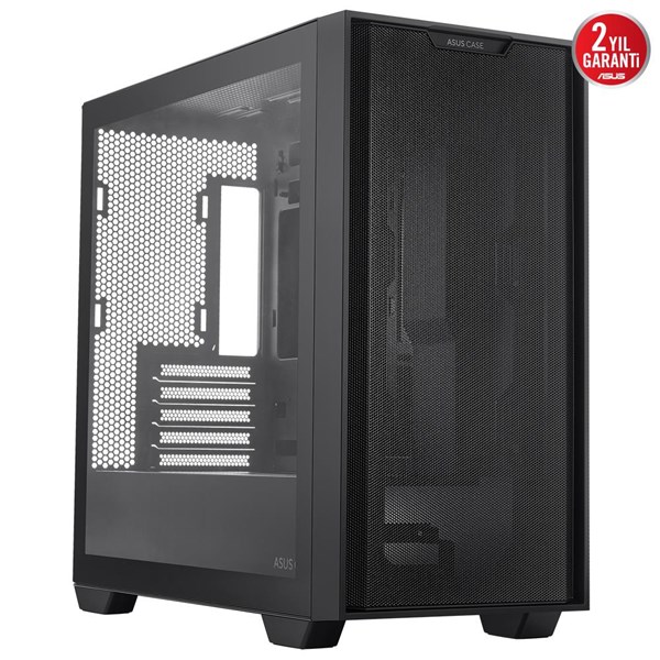 ASUS A21 PLUS GAMING FANSIZ MID-TOWER PC KASASI SİYAH