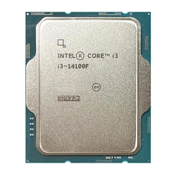 INTEL CORE i3 14100F 17MB 4çekirdekli VGA YOK 1700p 58w KutusuzFansız