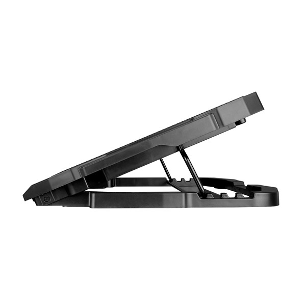 RAMPAGE AD-RX34 X-FRAME ABS Plastik Siyah 4 FANLI Notebook Soğutucu Stand