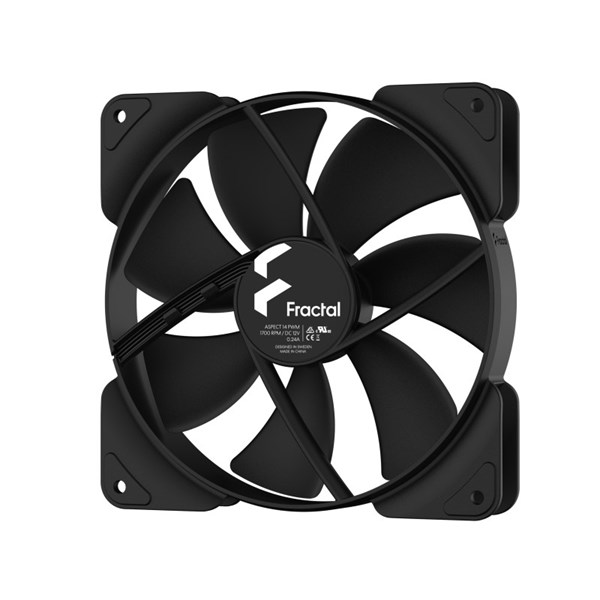 Fractal Design Aspect 14 PWM 78 CFM 1700RPM Siyah Kasa Fanı FD-F-AS1-1403