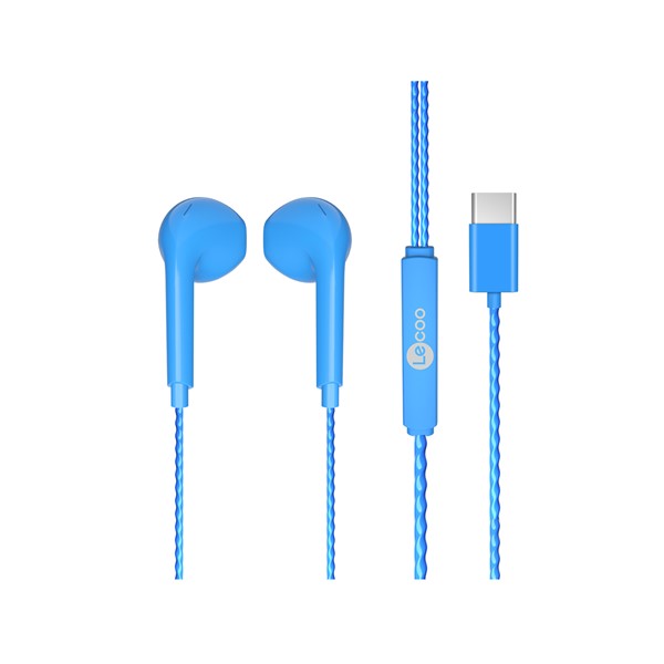 LENOVO LECOO EH104C-BL Stereo Type-C Mavi Kulak İçi Mikrofonlu Kulaklık