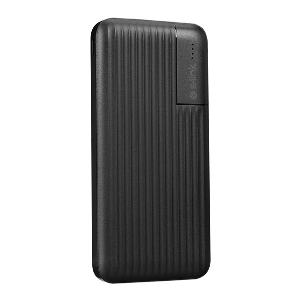 S-LINK G101 10000mAh 2xUSB1xMicro1xType-C Siyah Taşınabilir Pil Şarj Cihazı Powerbank