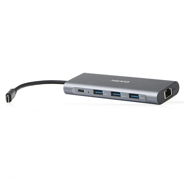 DARK DK-AC-U31X36 USB 3.1 Type-C - USB 3.0 Ethernet/HDMI/TF SD Çoklayıcı