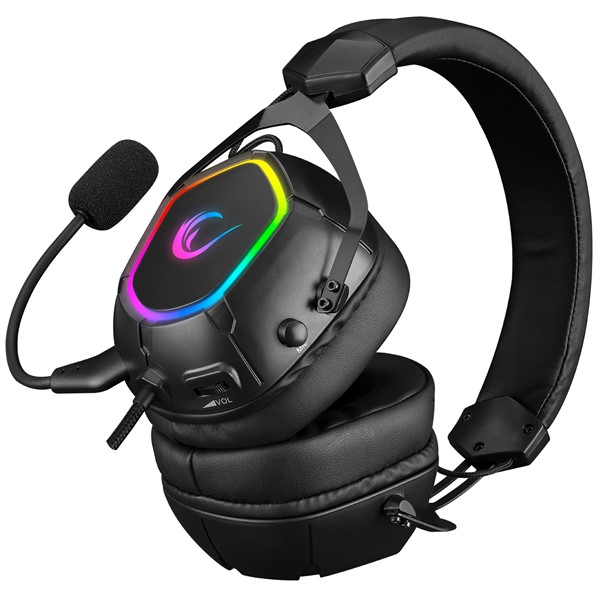 Rampage RX7 COMBAT Siyah RGB Led 7.1 Gaming Mikrofonlu Oyuncu Kulaklığı