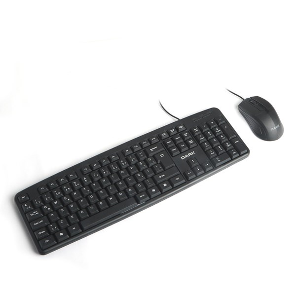 DARK USB Q Trk Standart Klavye - Mouse Set DK-AC-KM1030