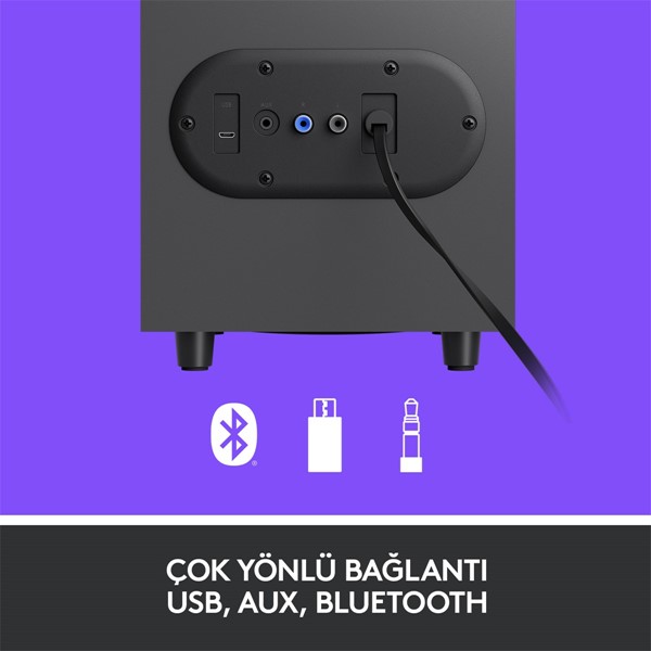 Logitech Z407 Bluetooth Multimedia Hoparlör - Siyah 980-001348