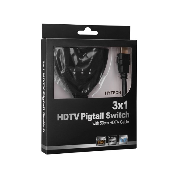 Hytech HY-HSW30 3 IN 1 HDMI Kablo