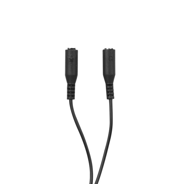 Hytech HY-X77 Siyah Audio  Mic to 3,5mm 0.15m Kulaklık Çevirici