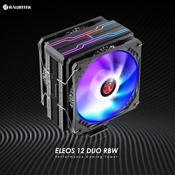 RAIJINTEK ELEOS 12 DUO RBW ARGB HAVA SOĞUTMALI AM5-1700P DUAL İŞLEMCİ FANI