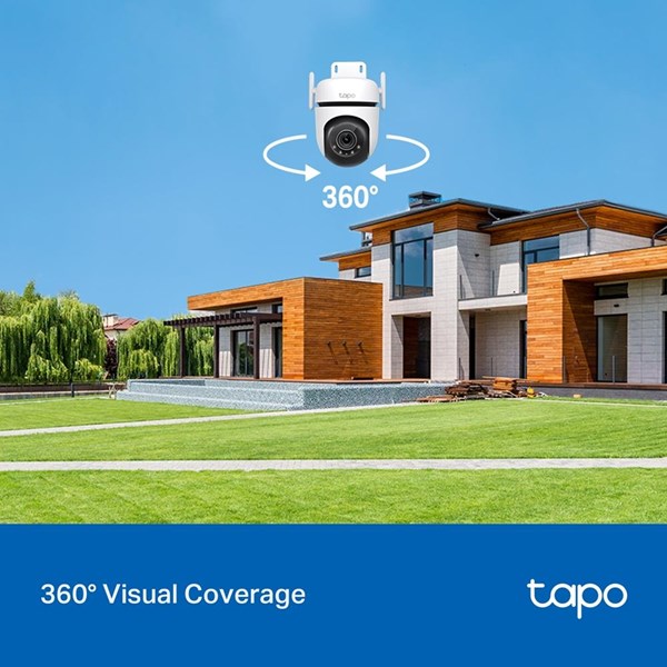 TP-LINK TAPO C520WS Dış Mekan Pan/Tilt Güvenlik Wi-Fi Kamera
