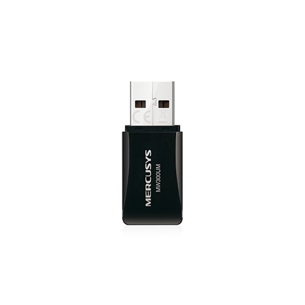 MERCUSYS MW300UM N300 Kablosuz Mini USB Adaptör